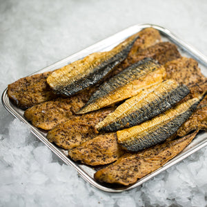 Peppered Mackerel (5 fillets per 500g pack)